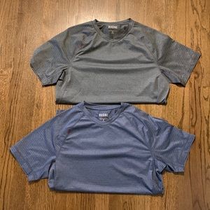 Rhone activewear v neck X2  grey/blue